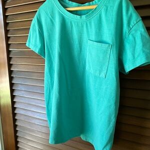 Teal Pocket Tee